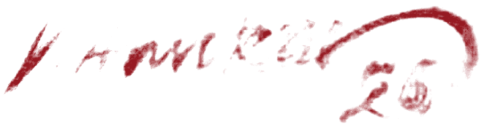 The artist's signature